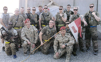 Brave Rifles leader shares care packages from home with his soldiers