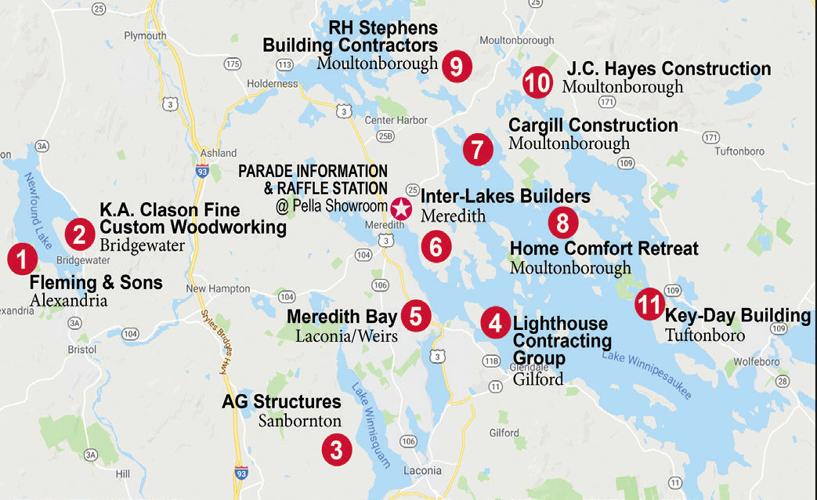 Parade of homes map