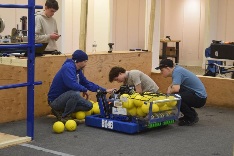 Working on the robot