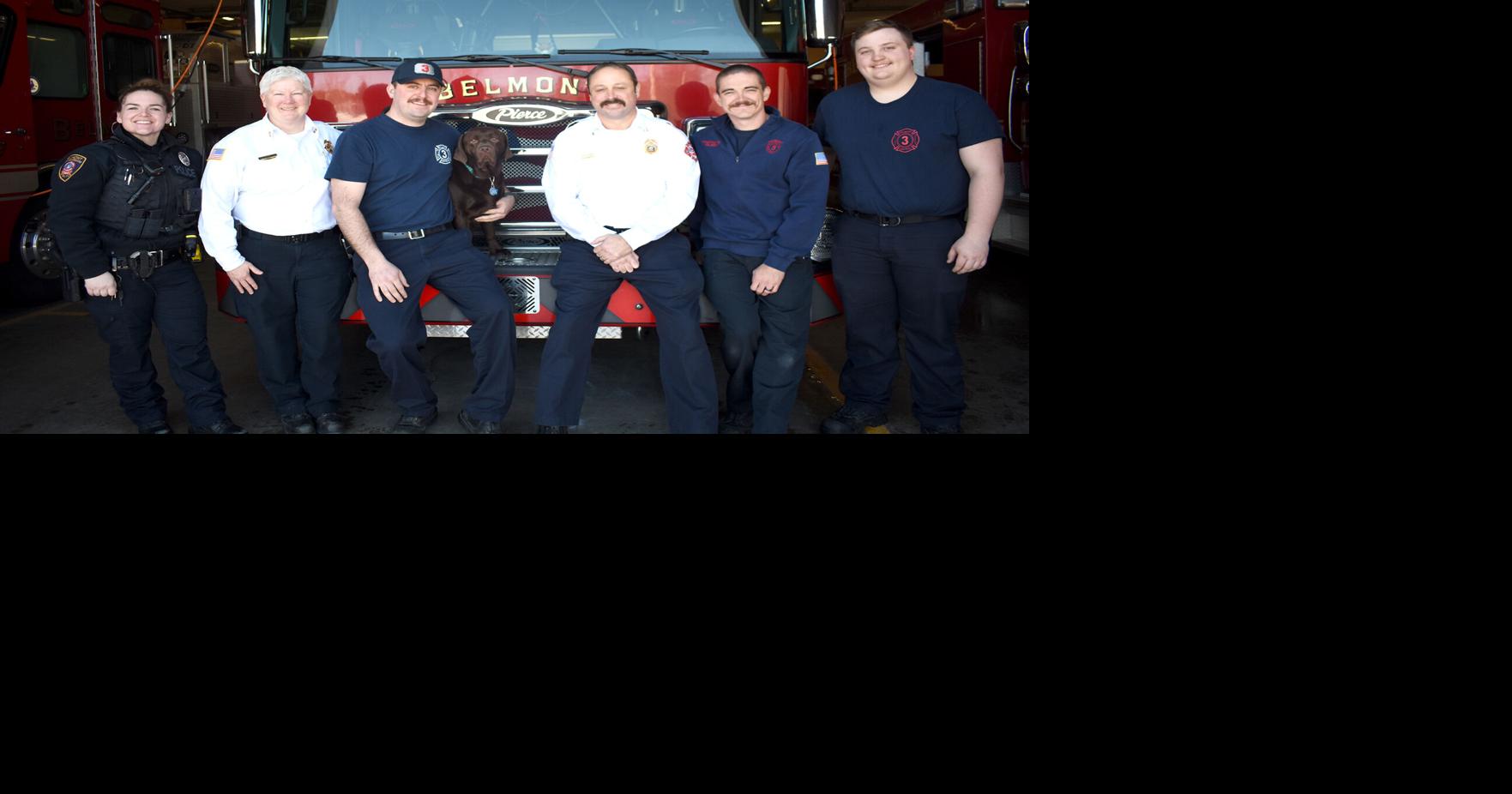 Belmont will get first fire department comfort dog in state | Local News