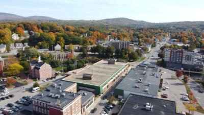 Parking garage aerial