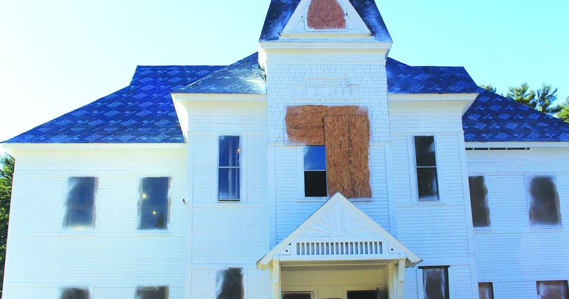 Belmont's historic Gale School building nears reopening, as renovations are half completed