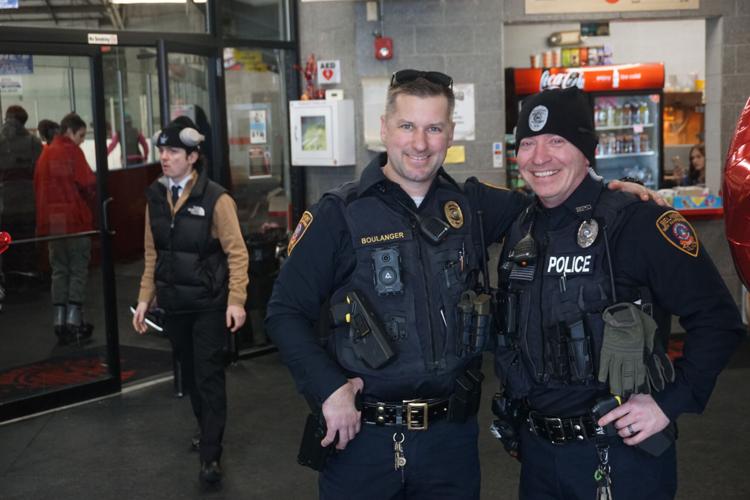 Lt. Evan Boulanger and Josh Landry