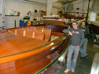 When you love your job, it’s not work - Hi Gloss Boat Restoration of Gilford brings the classic old wooden boats back to life