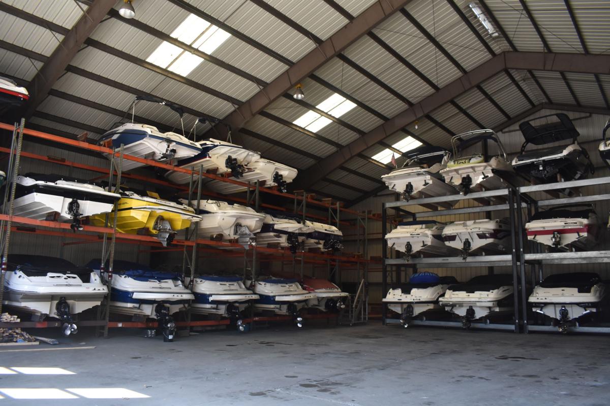 Sign Of Season Boat Storage Operations Underway Local News Laconiadailysun Com