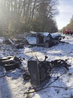 No fatalities in single-vehicle accident Monday in Sanbornton