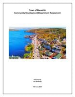 Meredith Community Development Dept. Assessment