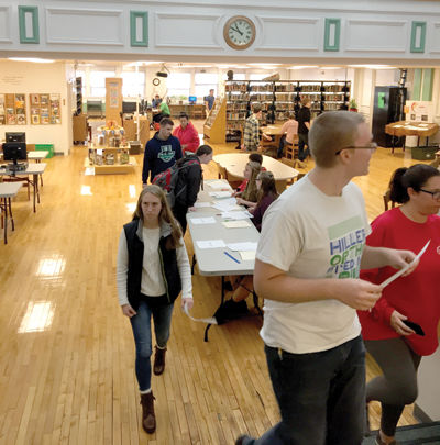 Laconia students vote heavily Republican in mock elections