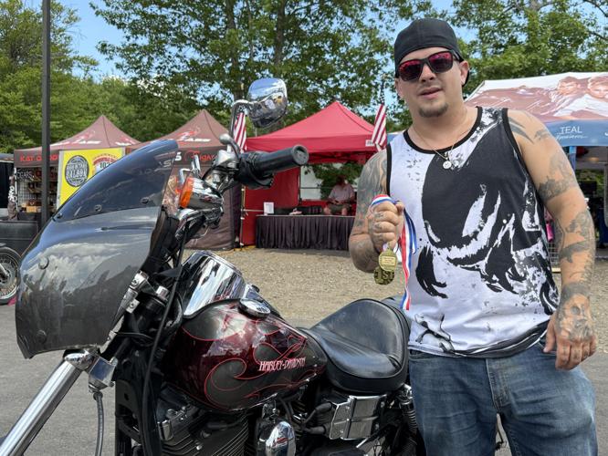 Trevor Hart and his bike