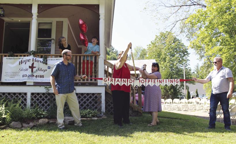Hope House Thrift Store ribbon cutting
