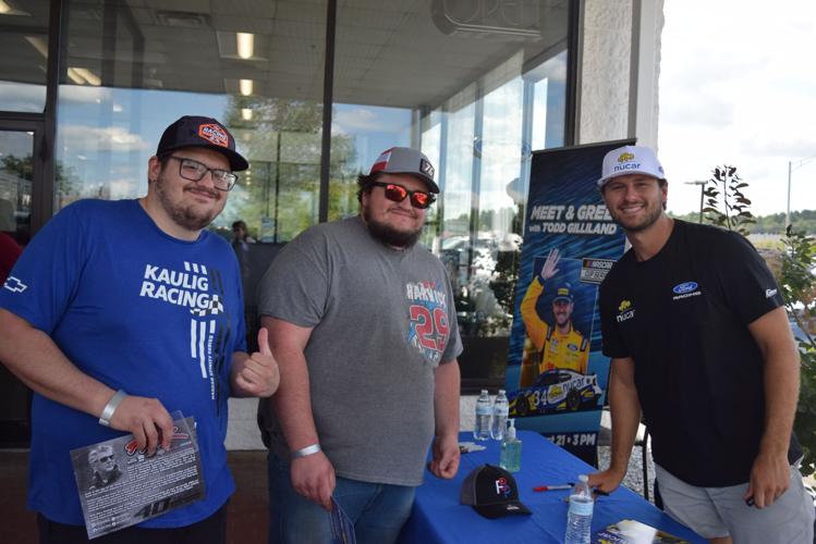 Ron Branchi Jr. and Dakota Decourcy with Todd Gilliland