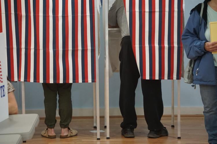 Ward 3 voting booths