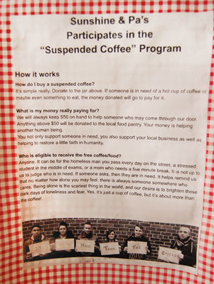 Meredith restaurant taps kindness of customers