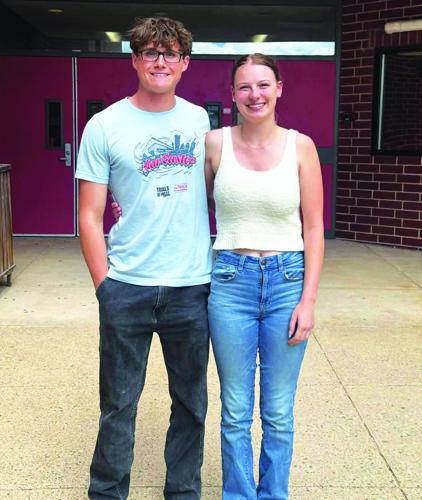 Zander LeClerc and Abigail Hayward