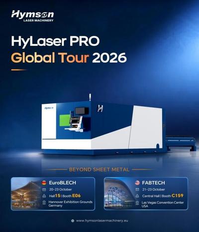 Beyond Sheet Metal: Hymson’s Journey Continues with EuroBLECH & FABTECH 2026