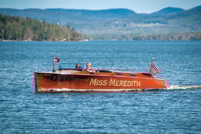 'Miss Meredith' triple cockpit runabout has strong ties to big lake's history (732 w/cuts).