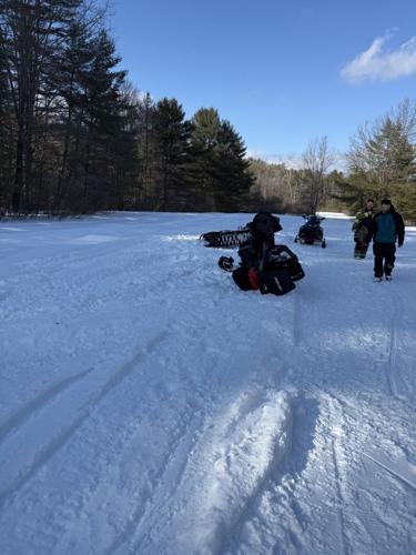 Snowmobile crash
