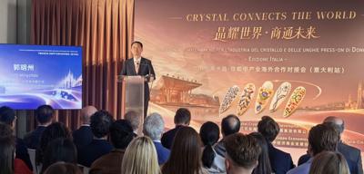 Donghai, China, Brings Crystal and Handcrafted Press-On Nails to Milan Fashion Week