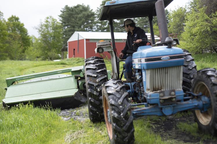 Joe Garcia on tractor