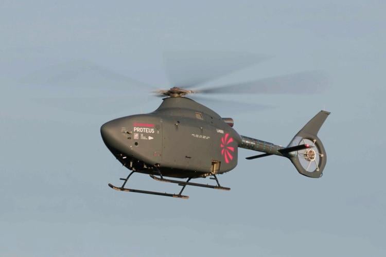 UK aviation history as first full-size autonomous helicopter takes flight