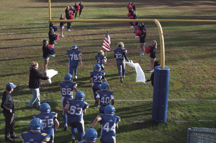 Running onto the field
