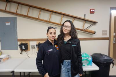 Winnie Tunstall and Emma Petersen