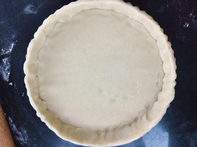 Rolled and ready to refrigerate before adding foil