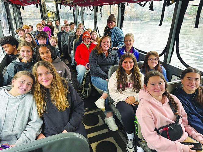 Inter-Lakes eight graders walk Freedom Trail, dissect Declaration of Independence for America's 250