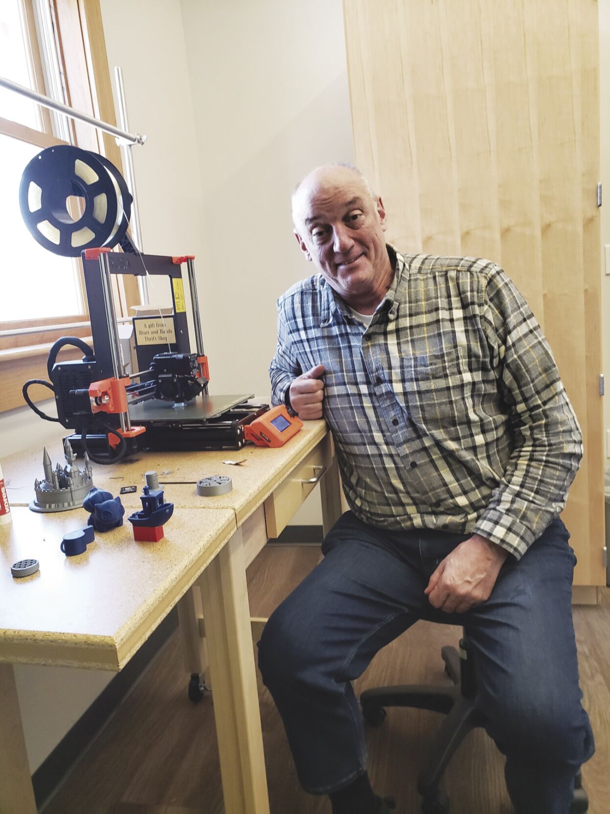 Meredith Library's 3D Printer aides antique boat owner