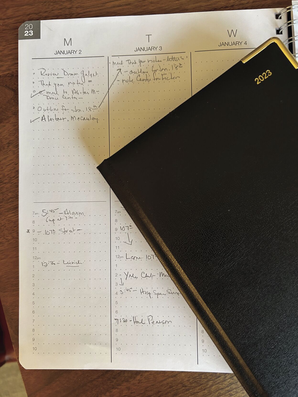 Schedule Book