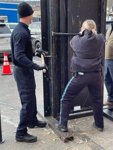 Door breach
