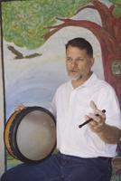 Storyteller and free books at Belmont Public Library