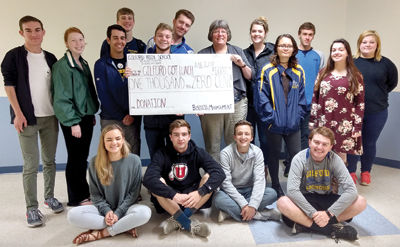 Gilford High class donates $1,000 to Got Lunch