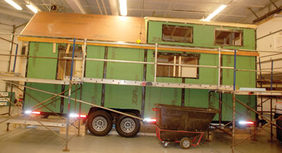 Tiny tour - Builders and community get a look at Huot Center's tiny house