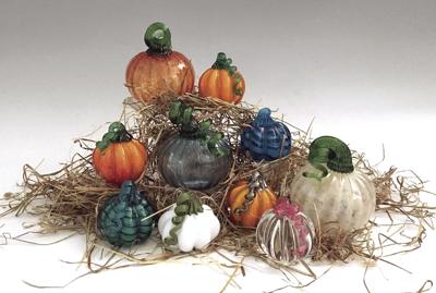 Glass pumpkin patch