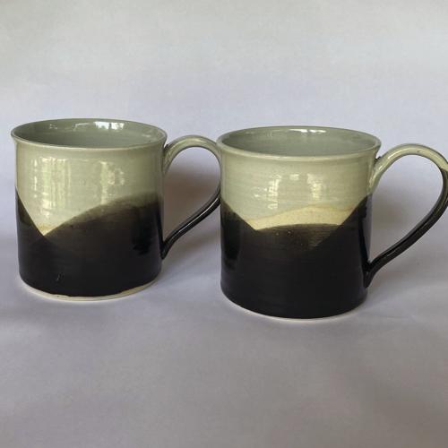 Ceramic cups by Rachel Bartlett