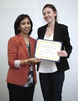Sarah Morin receives awards from George Washington University school of engineering