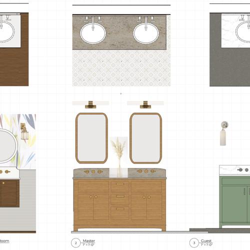 bathroom mock up