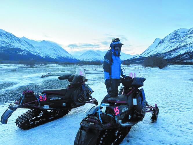 Kim Bergeron in Alaska
