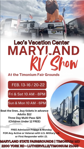 Leo's Vacation Center Announces Participation in 2026 Maryland RV Show