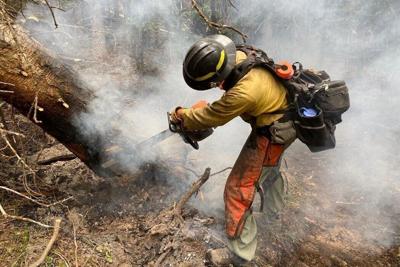 Smoke and ash contain chemicals that can harm wildland firefighters, and not just when they breathe it in.