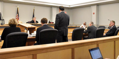 Great Dane vet off hook