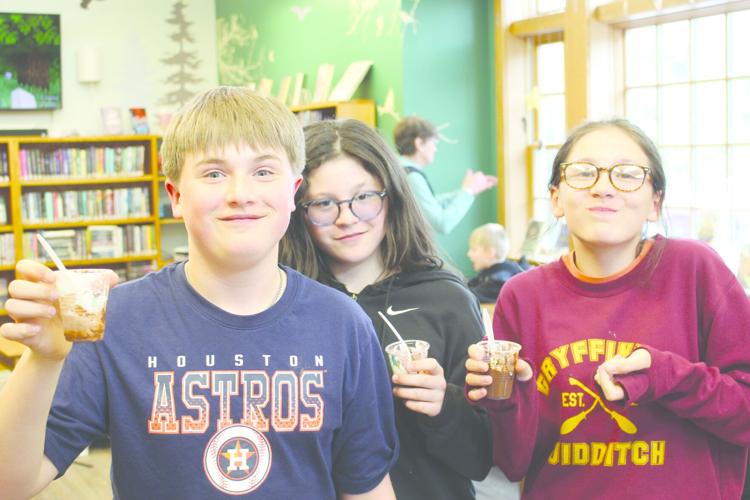 Teens with Dirt Cups