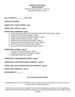 Meredith Selectboard Meeting Agenda Sept. 28