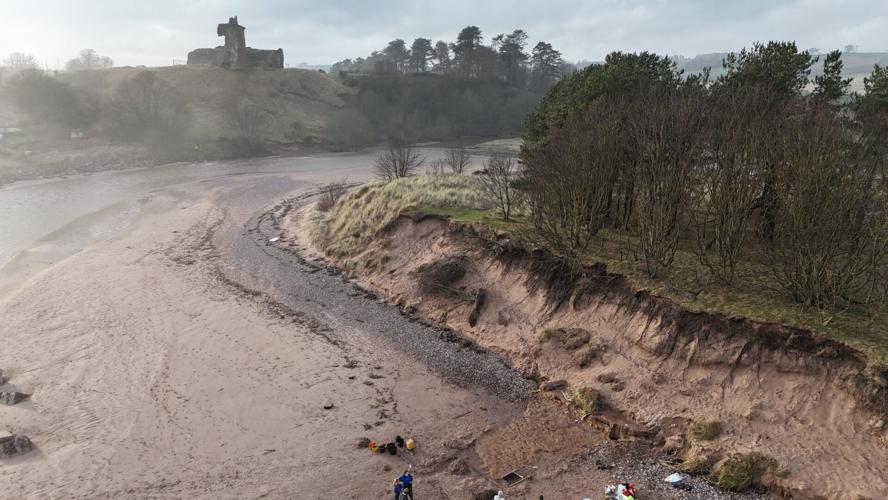 Storms reveal rare 2,000-year-old footprints on Scottish beach