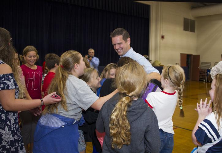 10-11 Teacher of Year group hug