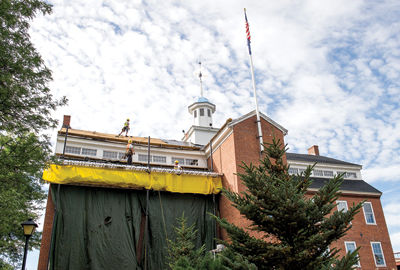 Belknap Mill gets new roof
