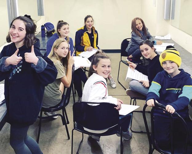 Urinetown rehearsal