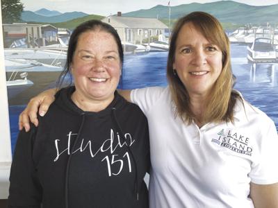 Kathy Frassica and Anne Jalbert of Challenge Team Island151