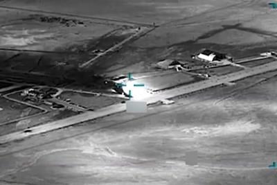 AI is helping U.S. forces find and choose targets in Iran, like this airfield.